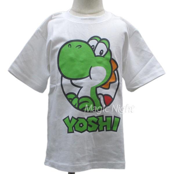 任天堂（Nintendo） ヨッシーTシャツ 子供用 白 スーパーマリオ