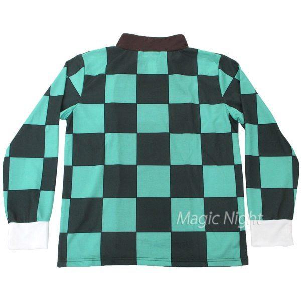 奉仕品 竈門炭治郎 スタンドカラープルオーバー 大人用 鬼滅の刃 たん