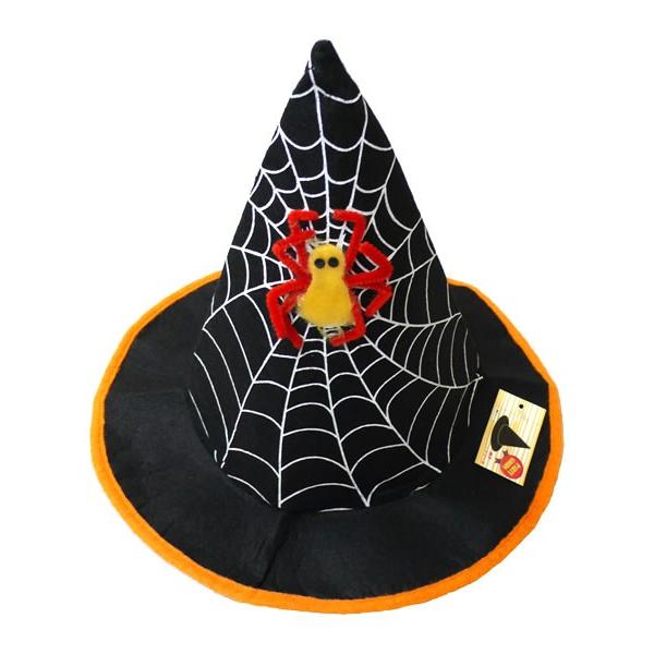 【奉仕品】スパイダーウィッチハット 魔女帽子 ハロウィン 子供用 | 