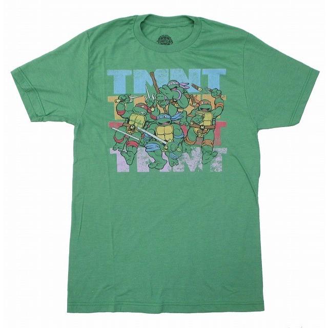 タートルズTシャツ TMNT アスペングリーン : コスプレ衣装専門店