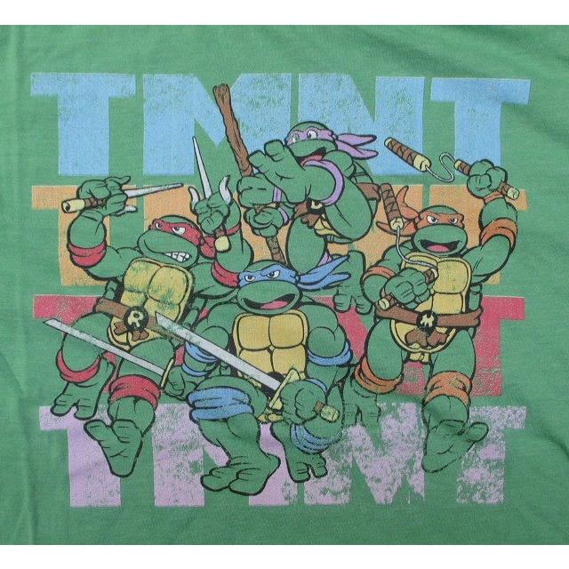 タートルズTシャツ TMNT アスペングリーン : コスプレ衣装専門店