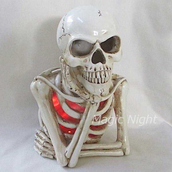 はにかむドクロ 骸骨 ガイコツ ハロウィン 飾り デコレーション