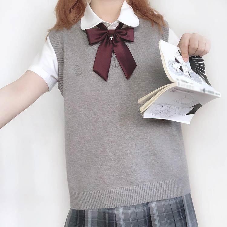 おトク情報がいっぱい!-ス•ク•ールベスト ニット セーター 女子 男子 高校生 中学生 制服 vネック 秋冬 春夏 綿 チョッキ 男女兼用 無地 スクールセーター スクールニッ L ネイビー 制服 コスプレ衣装 〔ベスト ネイビー Lサイズ〕 洗える アクリル 『TeensEver』 〔イベント〕