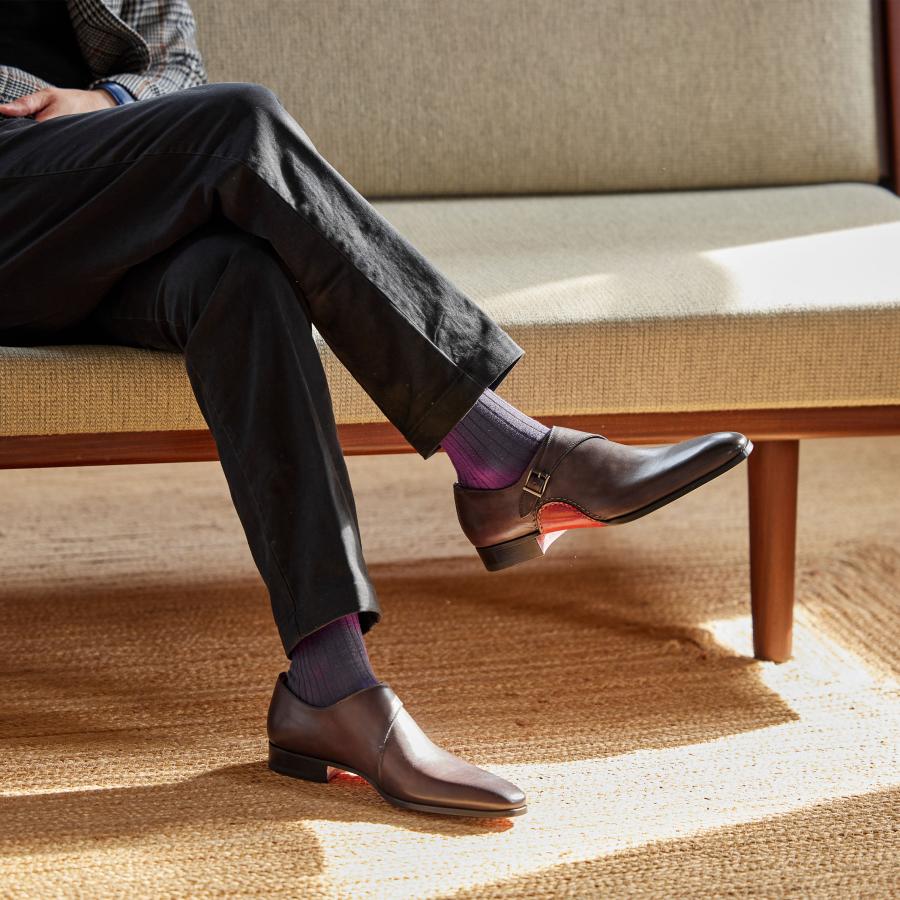MAGNANNI ダークレッド ドレスシューズ ビジネスシューズ