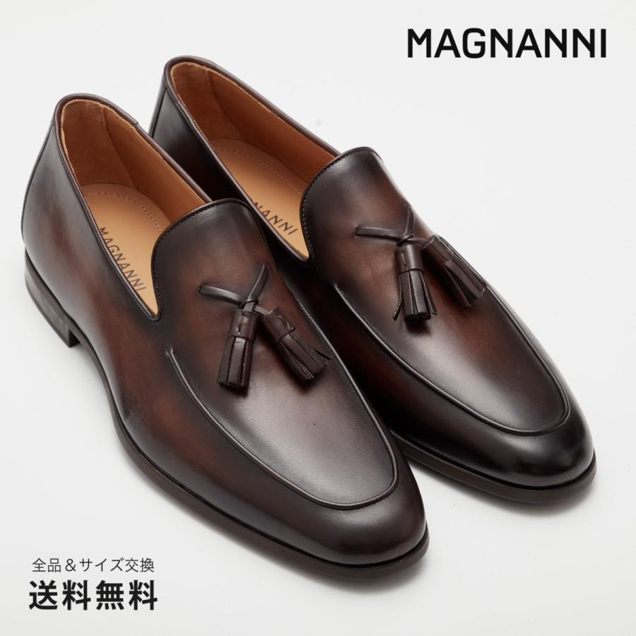 公式 マグナーニ 靴 フレックス タッセルローファー ダークブラウン 革靴カジュアルシューズ Dbr dbr Magnanni マグナーニ 公式webstore 通販 Yahoo ショッピング