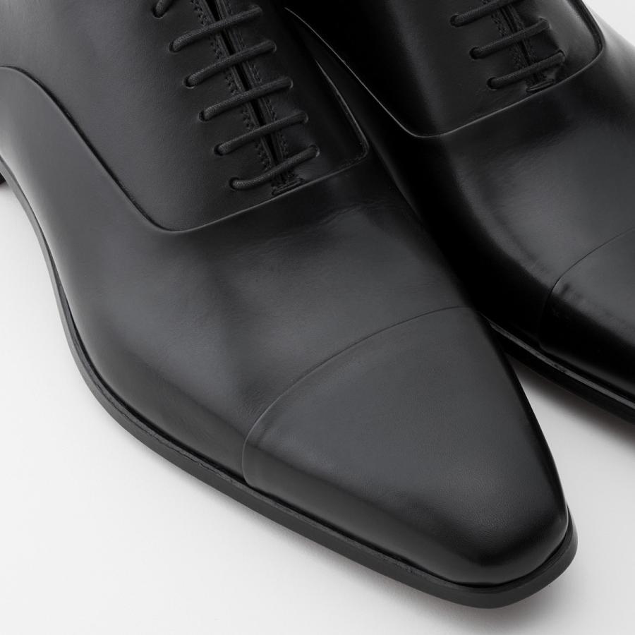 公式 マグナーニ 靴 ストレートチップ ドレスシューズ ブラック 革靴 