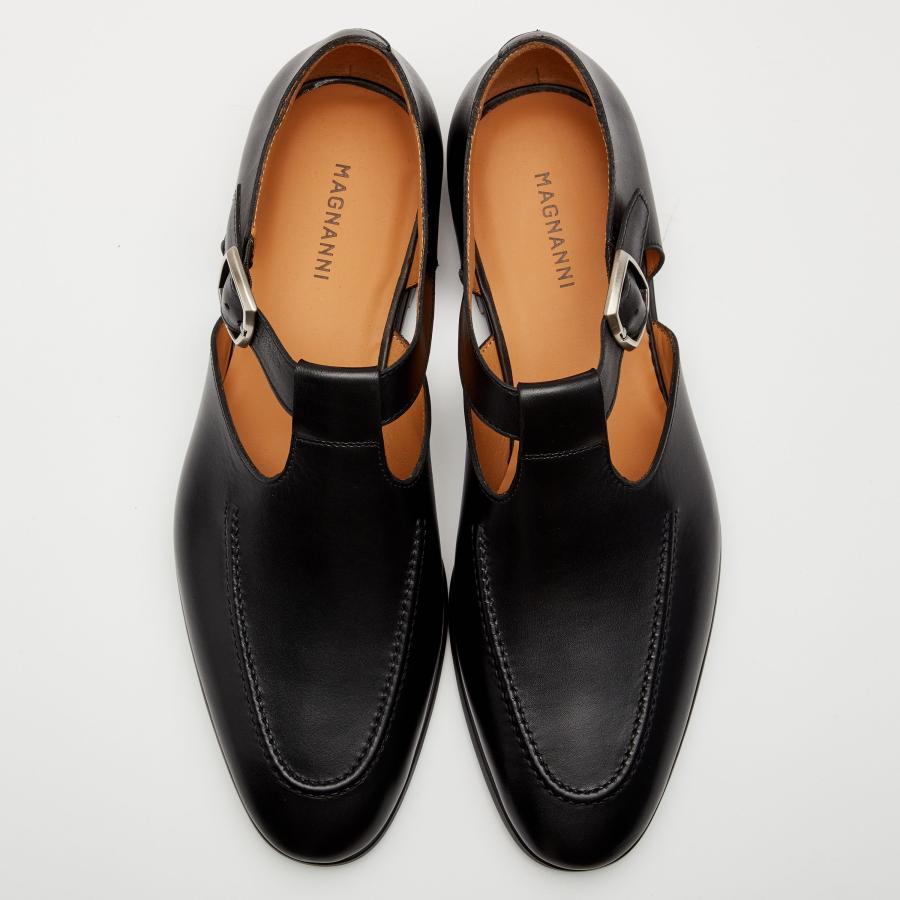 公式 MAGNANNI マグナーニ ブランド メンズ 靴 紳士靴 Ｔストラップサンダル ブラック 革靴カジュアルシューズ 35166 BL｜magnanni｜02