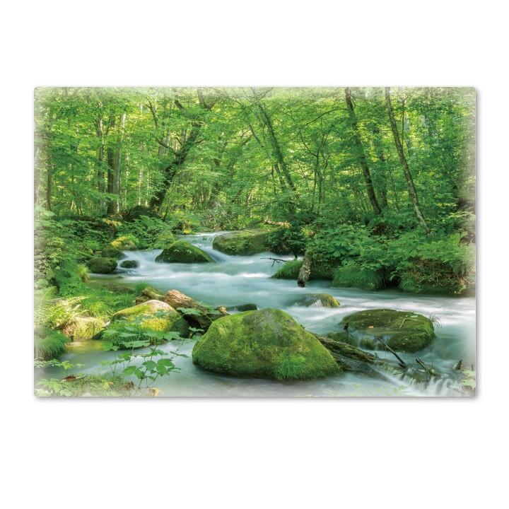 お風呂ポスター 奥入瀬渓流 マグネットシート製 宅配便限定