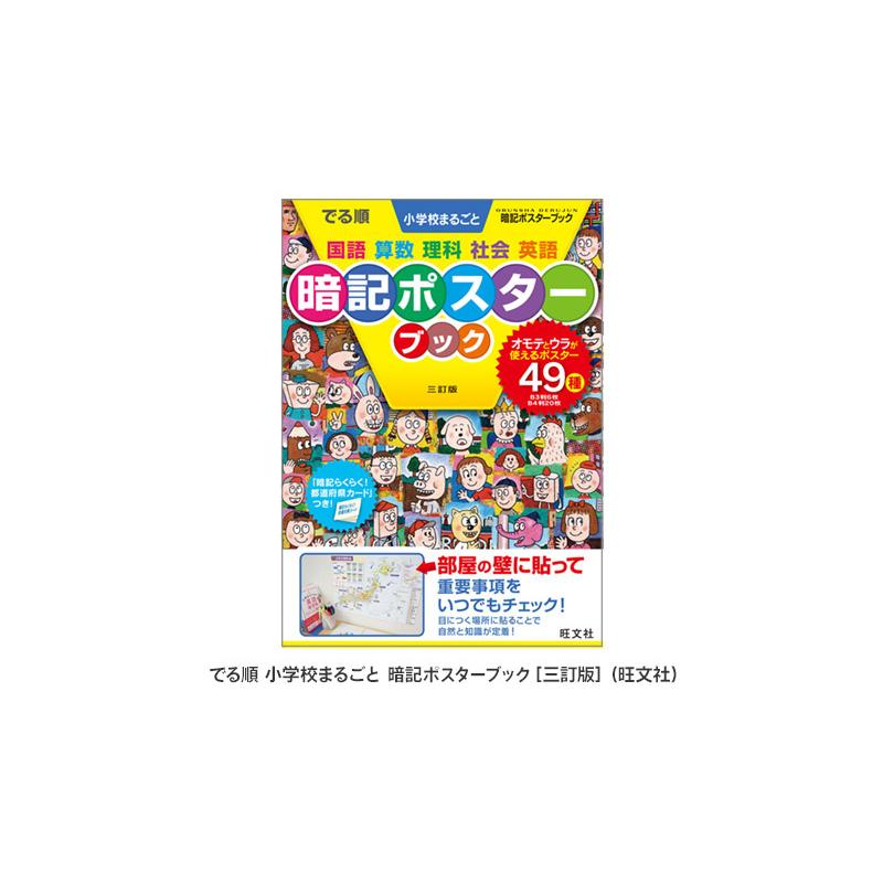 マグネットパーク×旺文社 知育マグネット お風呂ポスター 中学受験