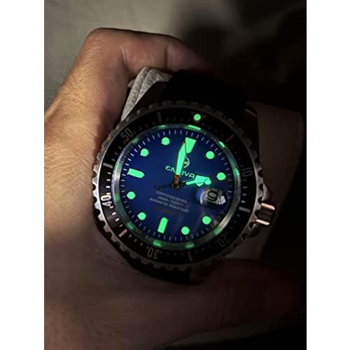 ENRIVA ダイバーズウォッチ 自動巻き 腕時計 日付表示 1000