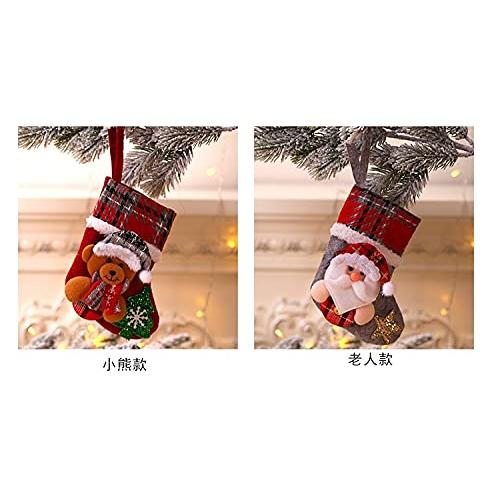 クリスマス 靴下 クリスマスぬいぐるみの装飾品 かわいい クリスマスツリーの装飾 おもちゃ 4点入り サンタ人形 クリスマス 子供ギフト クリスマス｜mago8go8｜09
