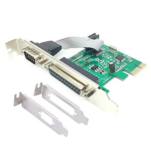 PCIeコンボシリアルパラレル拡張カードPCI Express to Printer LPTポートRS232 ComポートアダプターIEEE 1284｜mago8go8｜05