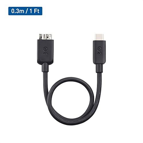 Cable Matters USB Type C Micro B 変換ケーブル 5 Gbps Micro B 9ピン 0.3m 外付けHDD USB｜mago8go8｜04