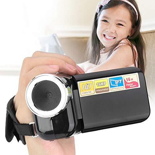 ポータブル子供ビデオカメラ キッズカメラ 16X HDデジタルビデオカメラ カムコーダー こどもカメラ デジカメ TFT LCDスクリーン付き(ブラッ｜mago8go8｜05