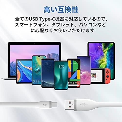 Type-C ケーブル BigBlue 15cm USB-A to USB-Cケーブル タイプC USB 2.0 Cタイプ 急速充電 高耐久 新Mac｜mago8go8｜04