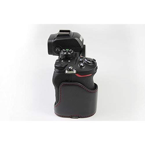 Koowl 対応 Nikon ニコン Z30 Z50 カメラバッグ カメラケース 、Koowl手作りトップクラスのPUレザーカメラハーフケース、Nik｜mago8go8｜03