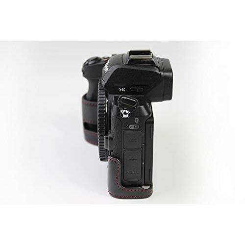 Koowl 対応 Nikon ニコン Z30 Z50 カメラバッグ カメラケース 、Koowl手作りトップクラスのPUレザーカメラハーフケース、Nik｜mago8go8｜04