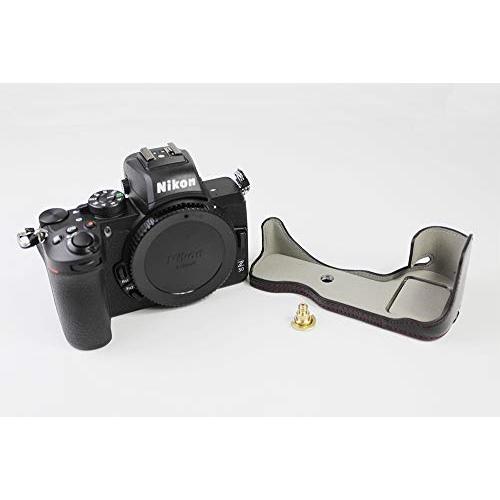Koowl 対応 Nikon ニコン Z30 Z50 カメラバッグ カメラケース 、Koowl手作りトップクラスのPUレザーカメラハーフケース、Nik｜mago8go8｜09