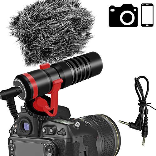スマホカメラマイク Tikyskyビデオ マイク DSLR用 インタビューマイクiPhone AndroidフォンCanon Nikon ウィンド ス｜mago8go8｜07