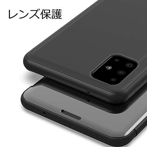 ケース Galaxy A51手帳型 ミラー おしゃれ PUレザー 携帯ケース衝撃吸収 キラキラ 人気 全面保護 qi 充電 ワイヤレス充電 二層構造｜mago8go8｜06