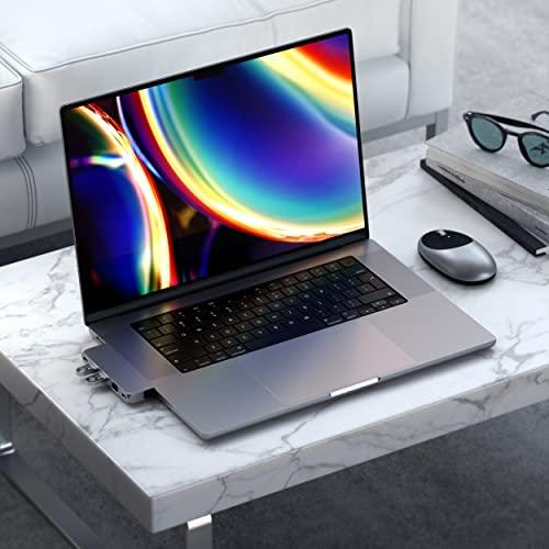 Satechi USB-C Proハブ ミニ 6-in-2 (スペースグレイ) USB4 USB-A/Cデータ イーサネット 音声ジャック (MacB｜mago8go8｜05