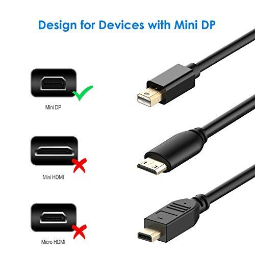 Rankie Thunderbolt Mini DisplayPort ? HDMI 変換ケーブル 4K解像度対応 1.8m ブラック｜mago8go8｜02