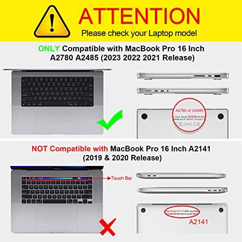Fintie MacBook Pro 16インチ ケース 保護ケース 2021 2022 2023 発売 ハードケース PC 薄型 軽量 耐衝撃性 傷｜mago8go8｜02