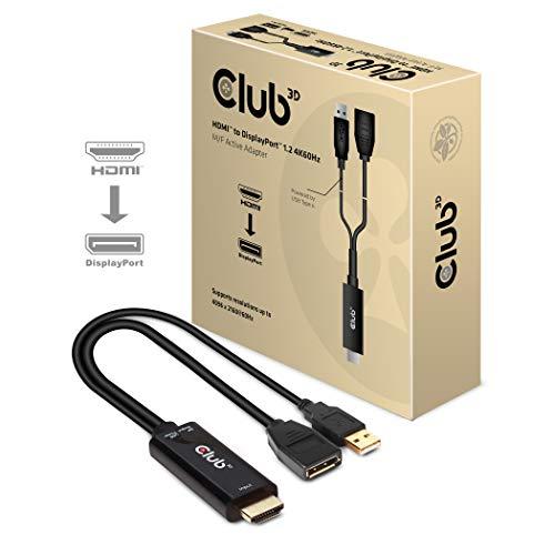 Club3D HDMI Male オス to DisplayPort 1.2 Female メス アクティブ アダプタ USB給電付き 4K@60Hz｜mago8go8｜03