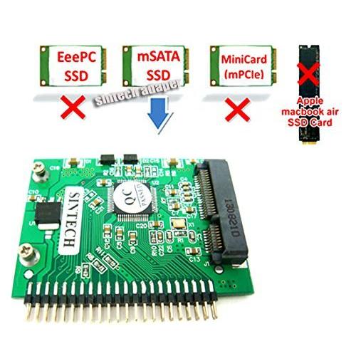 mSATA Mini PCI-E SSD → 2.5インチ IDE（5V） 44pin 変換 アダプター｜mago8go8｜05