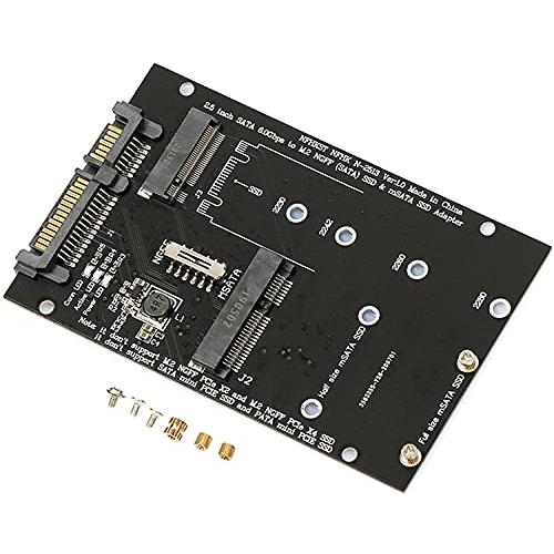 SATA M.2 NGFF SSD & mSATA SSD → 2.5 インチ SATA 3.0 変換