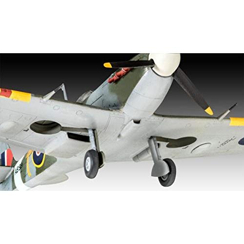 ドイツレベル 1/72 ドイツ空軍 メッサーシュミットBf109G-10 ＆ イギリス空軍 スピットファイア Mk.V 対戦セット プラモデル 037｜mago8go8｜04