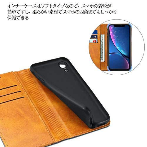 iPhone XR ケース 手帳型 対応 iPhone XR 携帯カバー Pelanty 財布カード入れ 横置きスタンド機能 内蔵マグネット 合成皮革｜mago8go8｜05