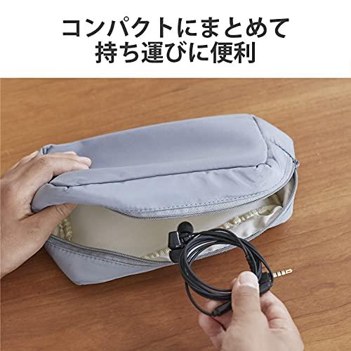 エレコム イヤホン 子ども用 低音量仕様 【 3.5mm接続 4極 】 イヤホン 高耐久 ミュートスイッチ付 ブラック HS-KD05TBK イヤホン｜mago8go8｜06