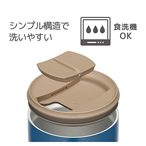 サーモス 真空断熱タンブラー フタ付き 400ml ブルー JDP-400 BL｜mago8go8｜04