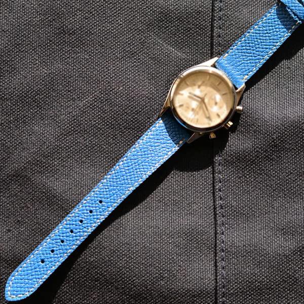 Rocotte ロコッテ エンボス 腕時計ベルト 腕時計バンド ( レッド / 12-10mm / 牛皮革 ) レザー 交換 ( 日本製 / 本革 )｜mago8go8｜02