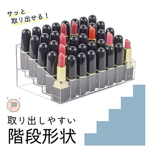 AllBright コスメ 収納スタンド 収納ケース アクリル 化粧品 口紅 リップ ホルダー メイク ディスプレイ 小物入れ 整頓｜mago8go8｜03