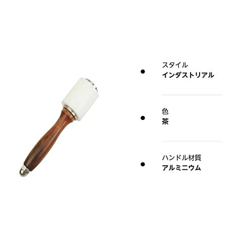 ＳＡＫＵＲＡ レザー クラフト 工具 アルミ ラウンドモール レザー クラフト 工具 (茶)…｜mago8go8｜05