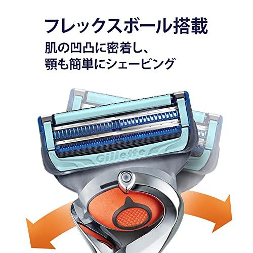 ジレット スキンガード フレックスボール 電動タイプ 髭剃り 本体+替刃6個付｜mago8go8｜06