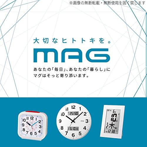MAG(マグ) 温湿度計 デジタル 時計 環境目安 最高 最低 温湿度表示 ホワイト TH-105WH｜mago8go8｜07