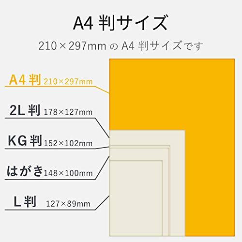 エレコム 写真用紙 A4 100枚 光沢 手軽な光沢紙 標準 0.207mm 日本製 【お探しNo:D202】 EJK-GAYNA4100｜mago8go8｜06