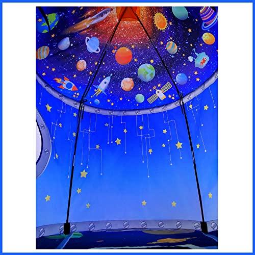 Nicecastle キッズテント ロケット玩具 テントハウス 子供テント インディアンテント スペースプレイテント 宇宙船のテント 屋内と屋外 収納｜mago8go8｜04