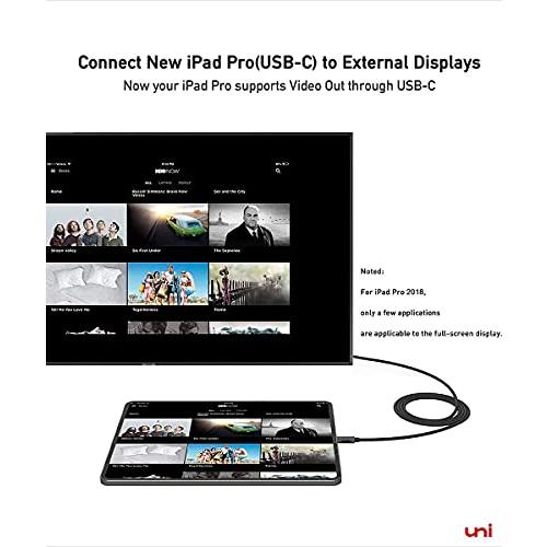 uni Type C HDMI 変換ケーブル [4K/60Hz Thunderbolt3] USB C MacBook Pro/Air iPad Pr｜mago8go8｜09