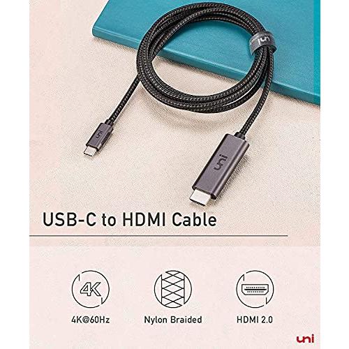uni Type C HDMI 変換ケーブル [4K/60Hz Thunderbolt3] USB C MacBook Pro/Air iPad Pr｜mago8go8｜02