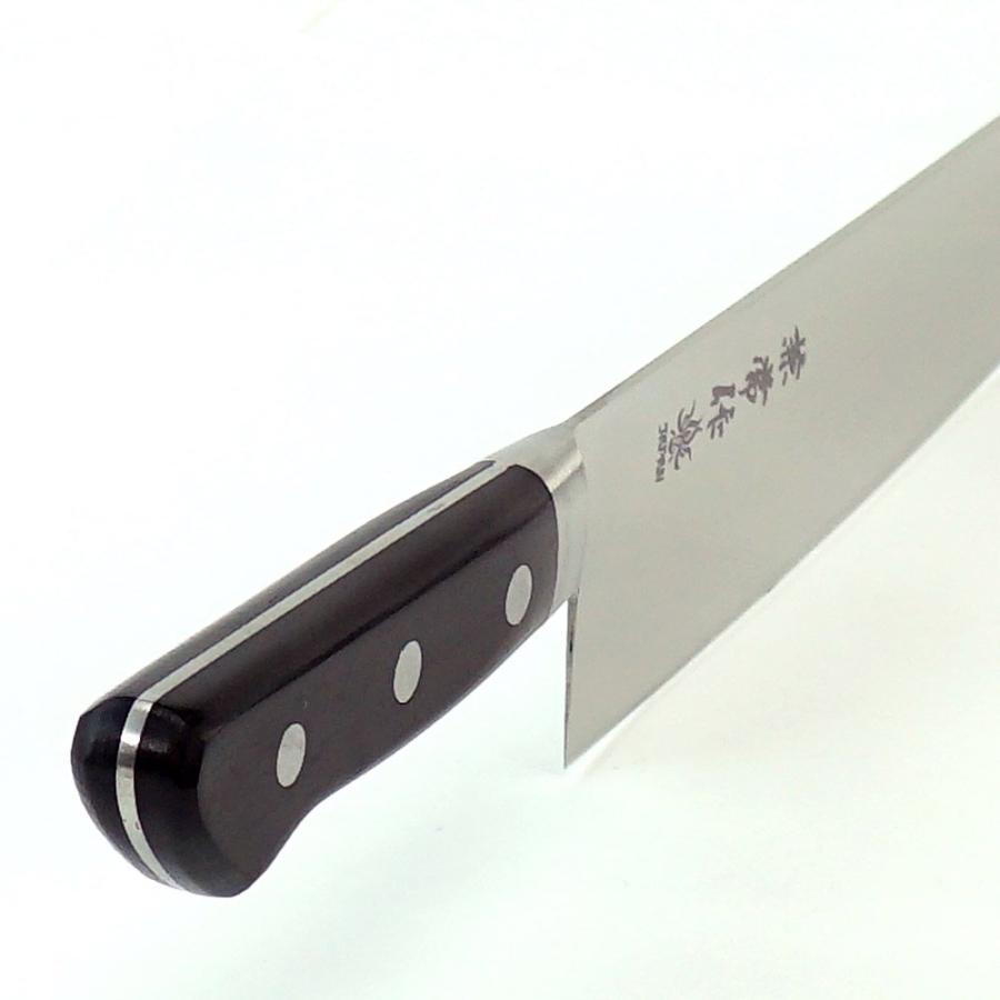 KC-173 関兼常作 AUS-10 モリブデン鋼 口金付黒合板柄 牛刀 新品