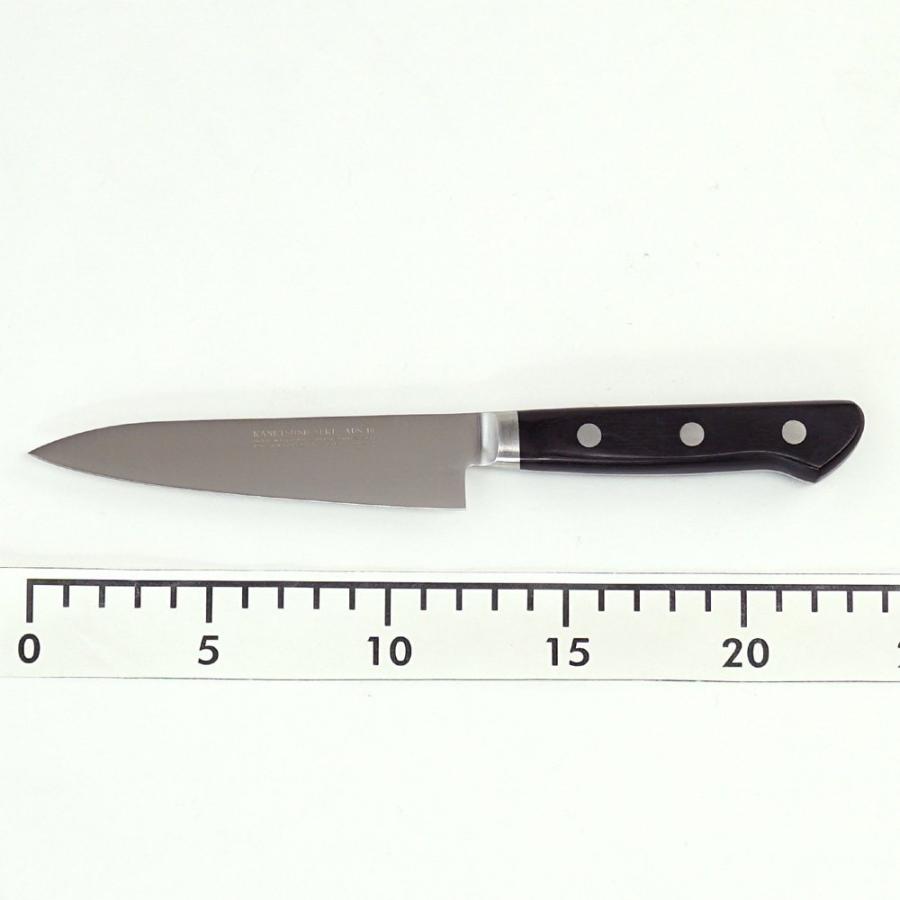 KC-176 関兼常作 AUS-10 モリブデン鋼 口金付黒合板柄 ペティ KC-176 関兼常作 AUS-10 モリブデン鋼 口金付黒合板柄 ペティ KC-