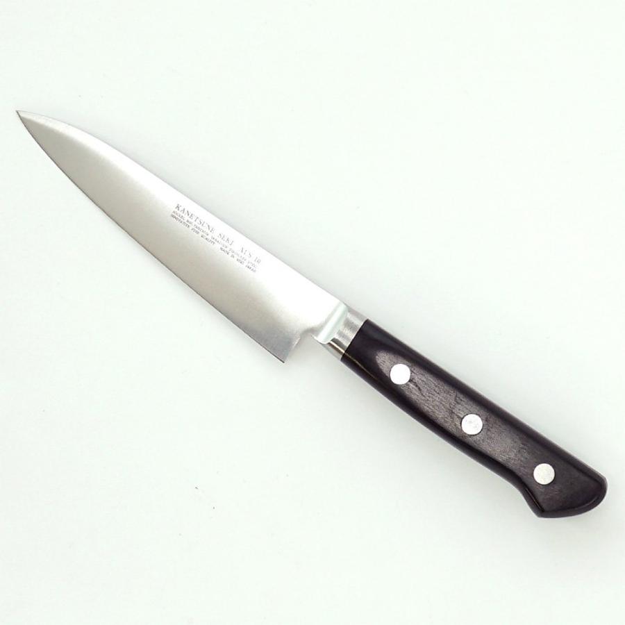 関兼常 AUS-10シリーズ 兼常作 モリブデン鋼 口金付黒合板柄 ペティ KC-