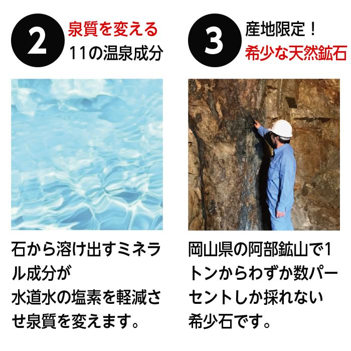 天然温泉鉱石 光明石 医薬部外品 家庭用 バスルーム バス用品 入浴剤