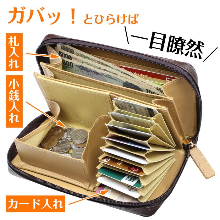 ガルシア　Garcia 長財布　cherry工房 ルイ・ガルシア 財布 多機能 大容量 モノグラム 長財布 ルイガルシア