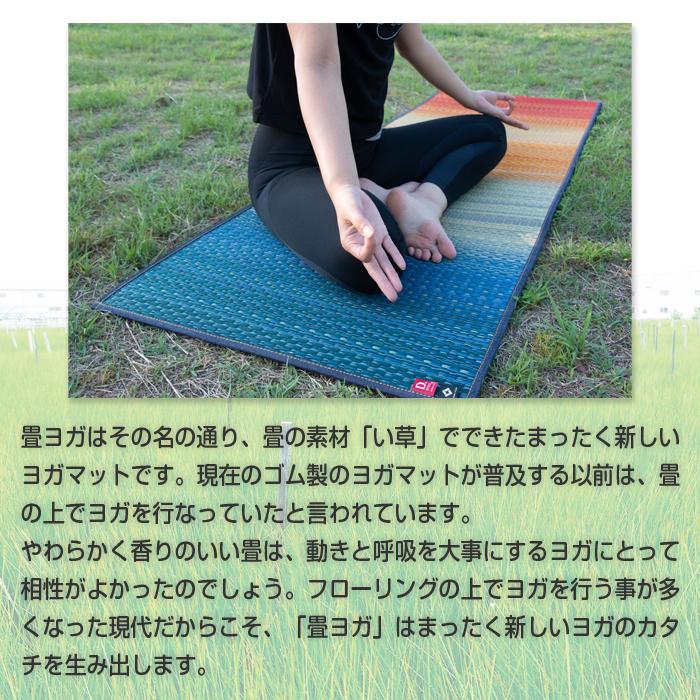 イケヒコ 畳 ヨガマット い草 国産 60×180 6mm トレーニングマット