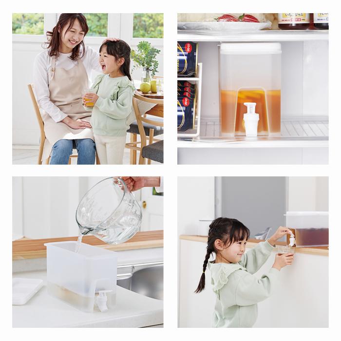 COGIT（コジット） ドリンクサーバー 麦茶ポット 3L 大容量 冷水器